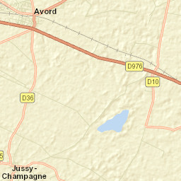 Avord Street Map