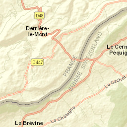 Montlebon Street Map