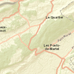 Le Locle District Street Map