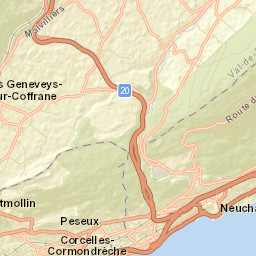 Neuchâtel Street Map