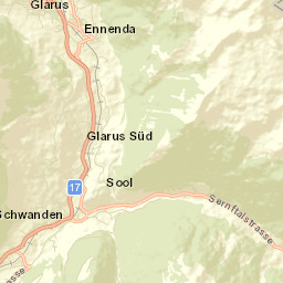 Schwanden Street Map
