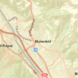 Bad Ragaz Street Map