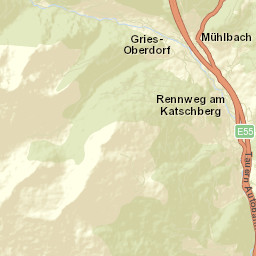 Rennweg am Katschberg Street Map