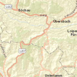 Übersbach Street Map