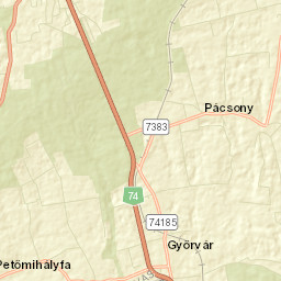 Vasvári Járás Street Map