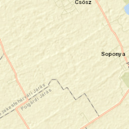 Soponya Street Map