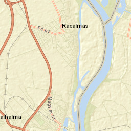 Rácalmás Street Map