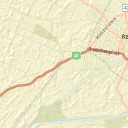 Szeghalom Street Map