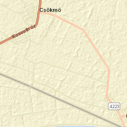 Csökmő Street Map