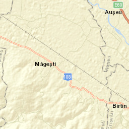 Comuna Măgeşti Street Map