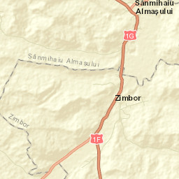 Comuna Zimbor Street Map