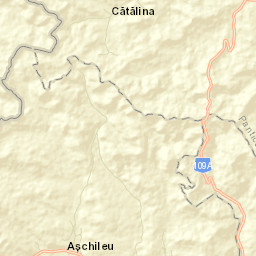 Comuna Aşchileu Street Map