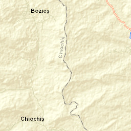 Comuna Chiochiş Street Map