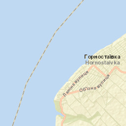 Hornostayivka Street Map