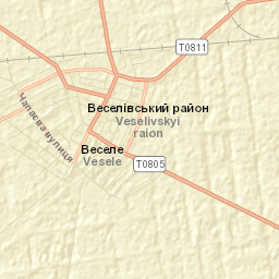 Vesele Street Map