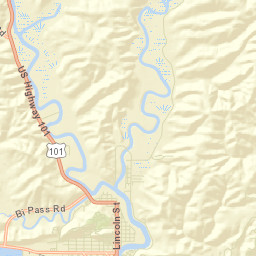 Hoquiam Street Map
