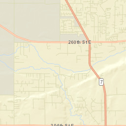 24917 51st Avenue East, Graham, WA Street Map