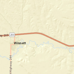Winnett Street Map