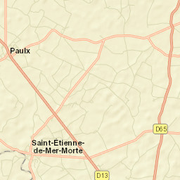 Saint-Étienne-de-Mer-Morte Street Map