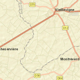 Vieillevigne Street Map