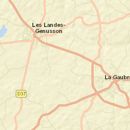La Gaubretière Street Map