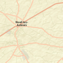 Nueil-les-Aubiers Street Map
