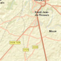 Thouars Street Map
