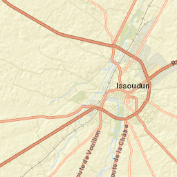 Issoudun Street Map