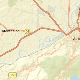 Autun Street Map
