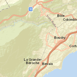 Boudry District Street Map