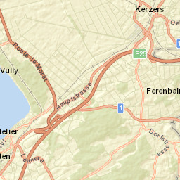 Kerzers Street Map