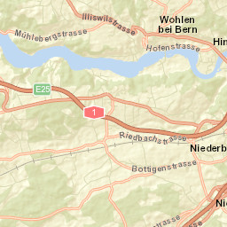 Wohlen Street Map
