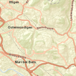 Stettlen Street Map
