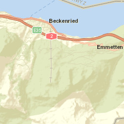 Beckenried Street Map