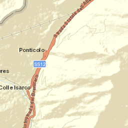 Colle Isarco Street Map