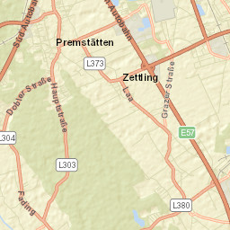 Zettling Street Map