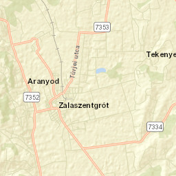 Zalaszentgróti Járás Street Map