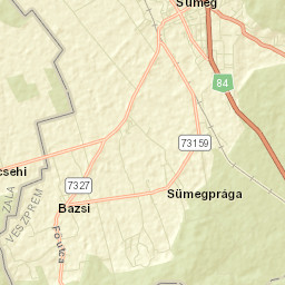 Sümeg Street Map