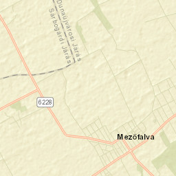 Mezőfalva Street Map