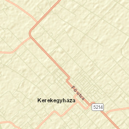 Kerekegyháza Street Map