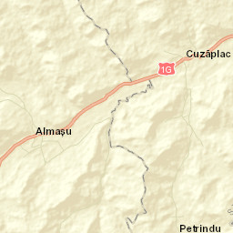 Comuna Almaşu Street Map