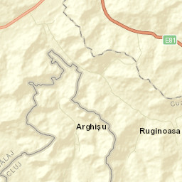 Comuna Cuzăplac Street Map