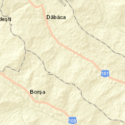 Comuna Borşa Street Map
