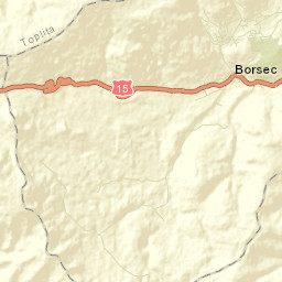 Oraş Borsec Street Map