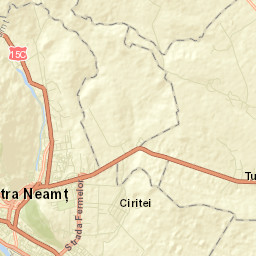 Municipiul Piatra-Neamţ Street Map