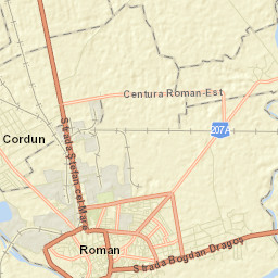 Roman Street Map