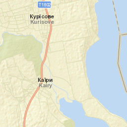 Kurisove Street Map