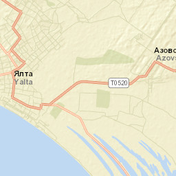 Yalta Street Map