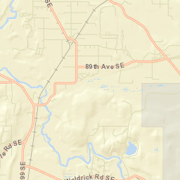 Thurston County Street Map