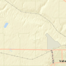 Valley City Street Map